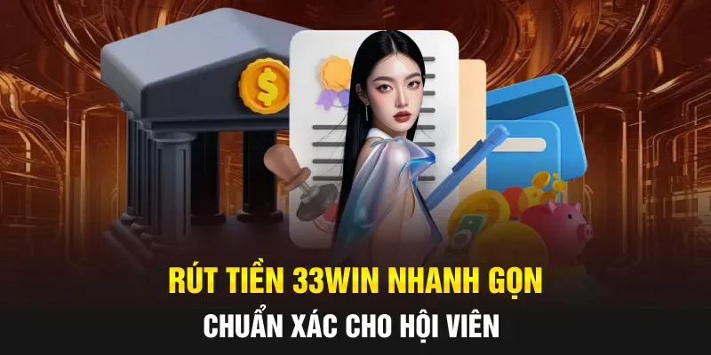 Rút Tiền 33WIN Nhanh Gọn Chuẩn Xác Cho Hội Viên